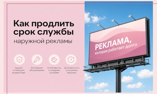 Как продлить срок службы наружной рекламы в Топках