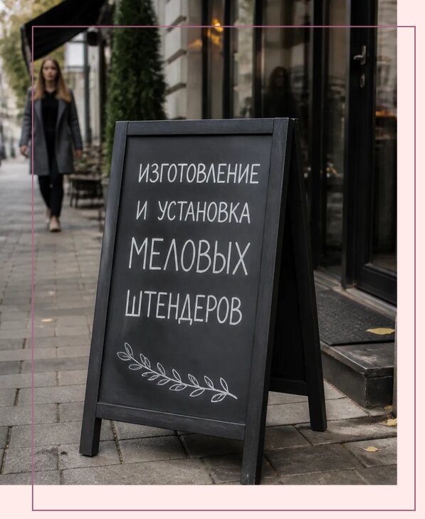 Меловые штендеры в Топках по цене от 6586 р. | Аванза-Тпк
